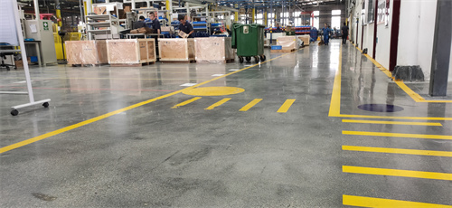 绵阳地下车库固化地坪施工工程案例