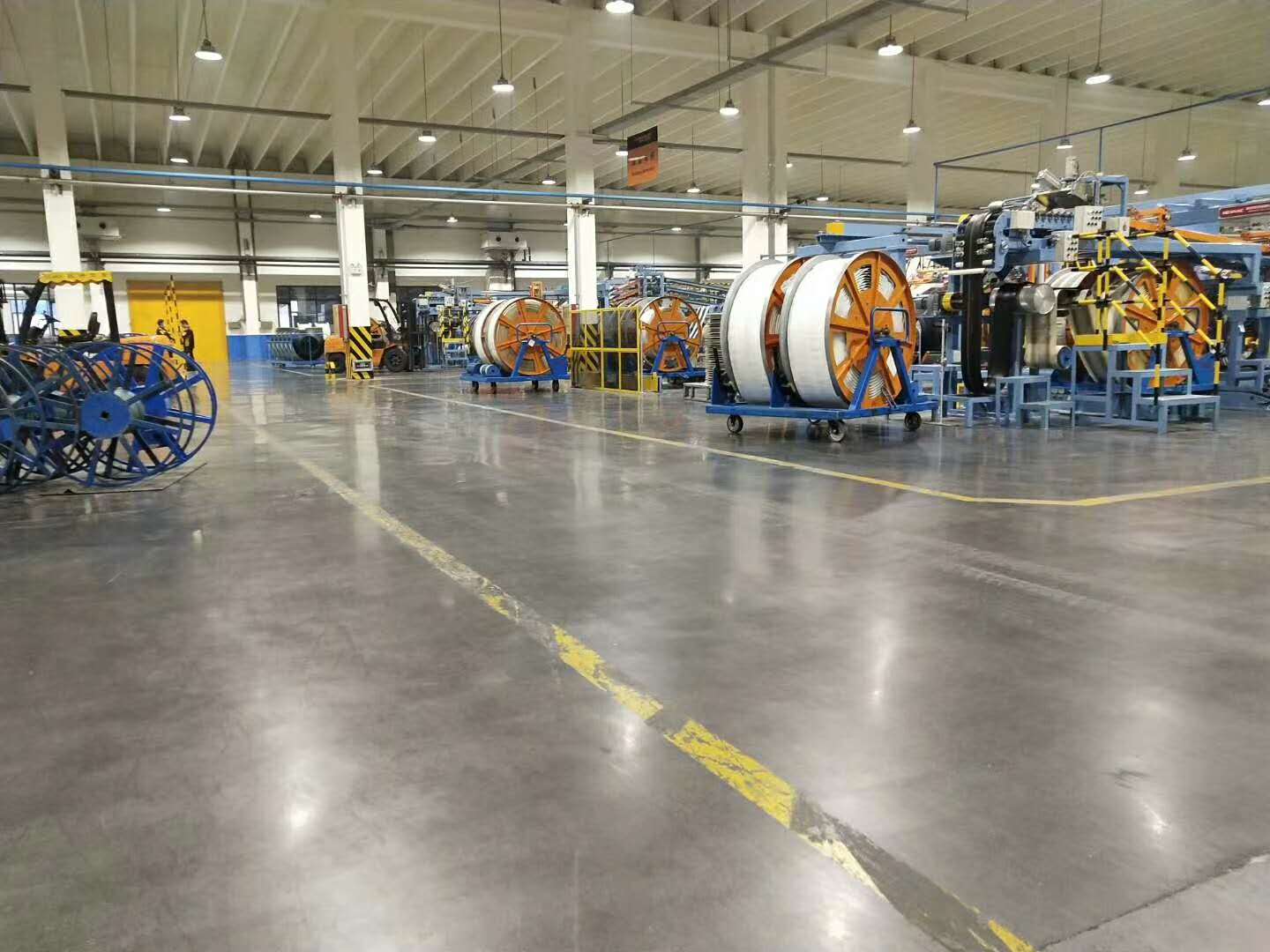 山东工地20000平密封固化圆满完工